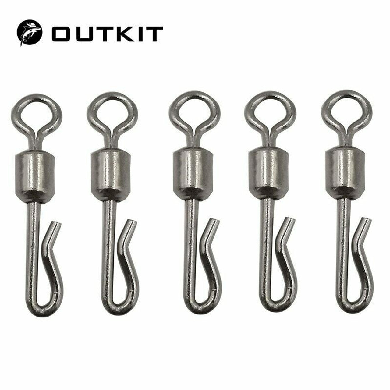 50 x QUICK CHANGE FLEXI RING SWIVELS SIZE 7 to 12