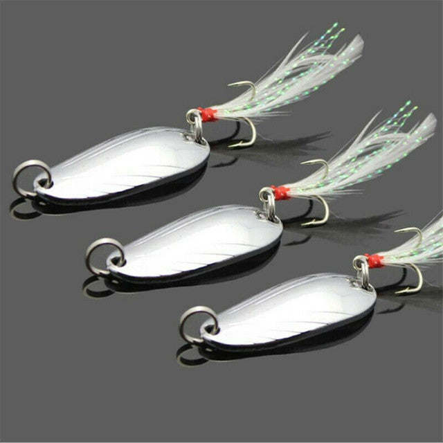 New Savage Silver & Gold Fishing Spoons