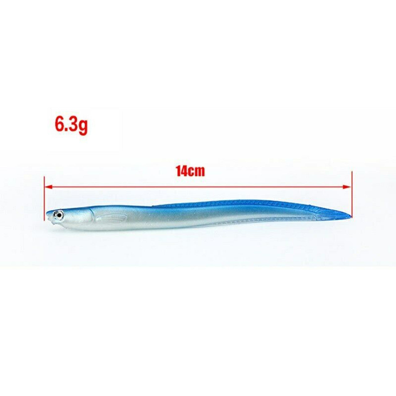 5pcs Sandeel Savage Real Eel Fishing Lure