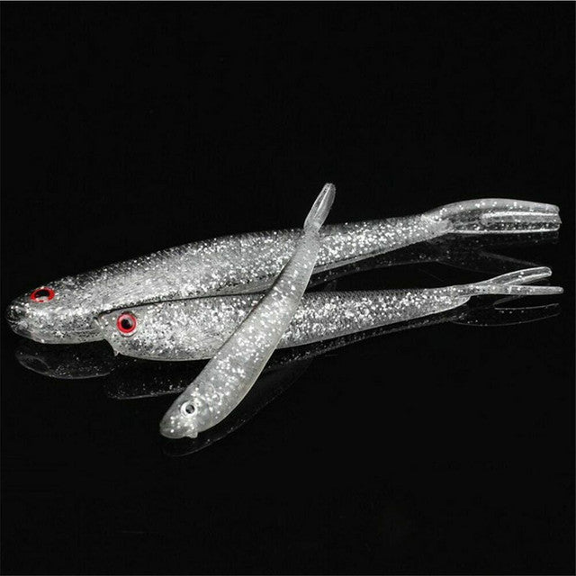 5 x Silver Sea Minnow Lures