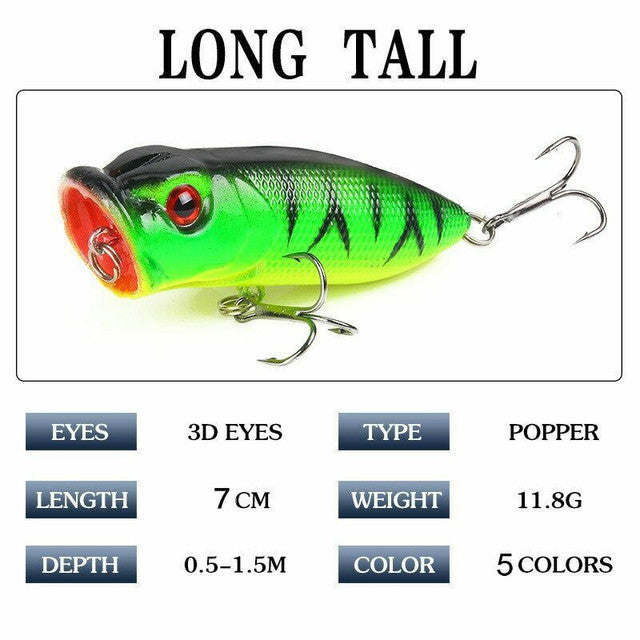 Crank Topwater Popper