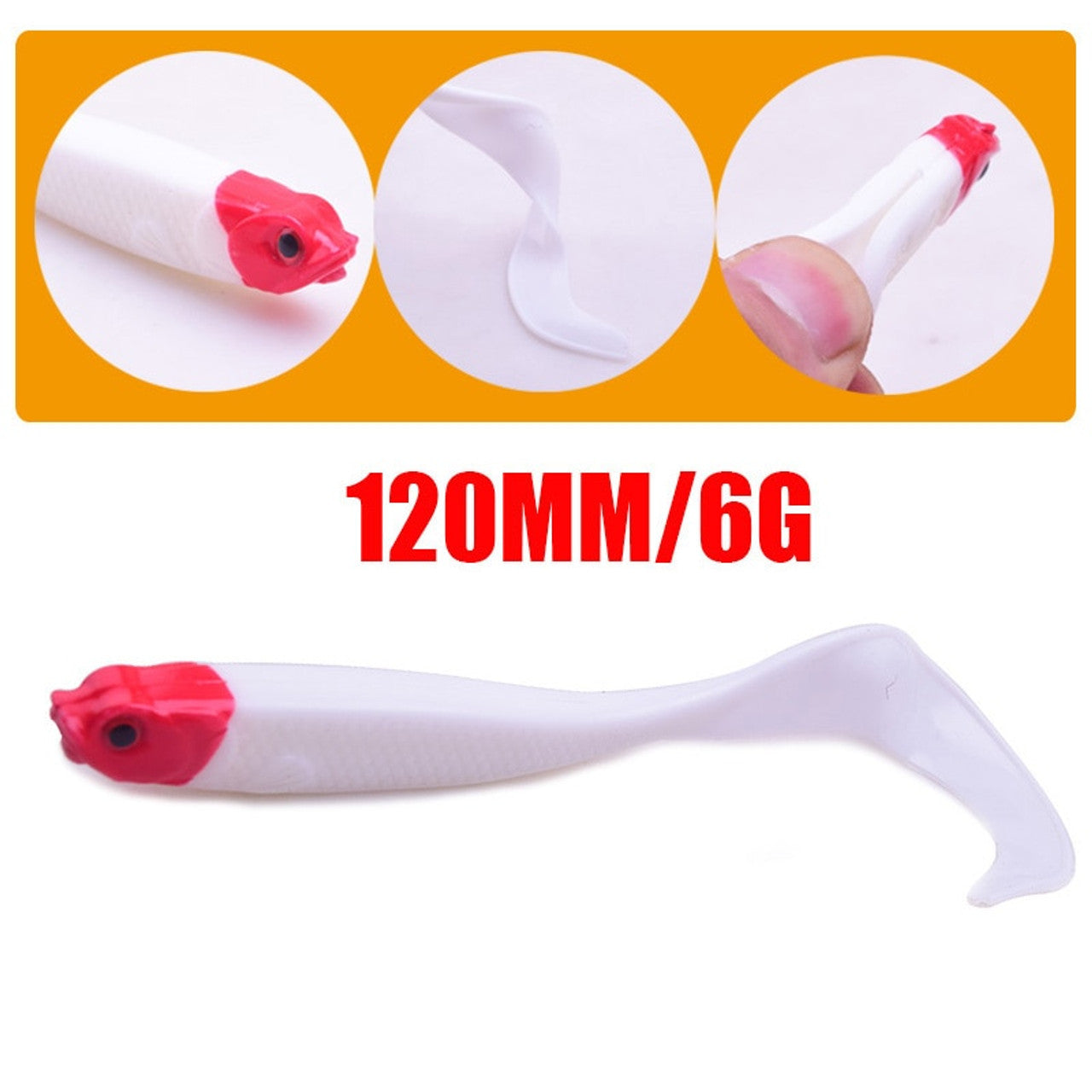 Curly Tail 12cm Soft Fishing Lure