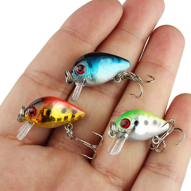 10 Micro Small Mini Shallow Fishing Lures