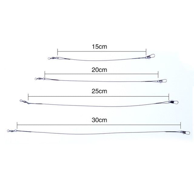 10x Pike Fishing Wire Trace