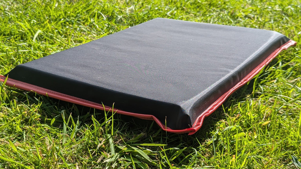 Large Black Seat Box Cushion