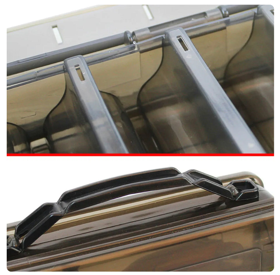 Double Sided Fishing Lure Tackle Box