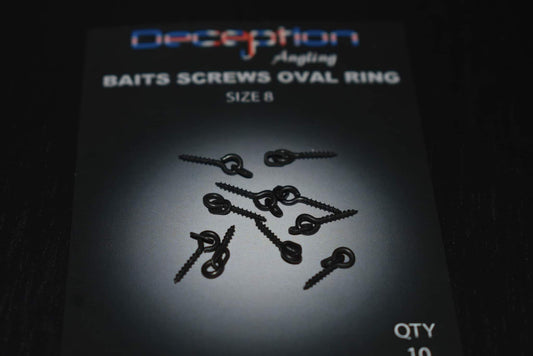 Deception Angling Oval Ring Bait Screws