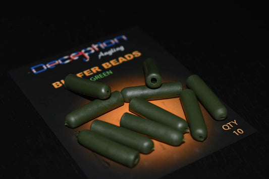 Deception Angling Buffer Beads Brown and Green