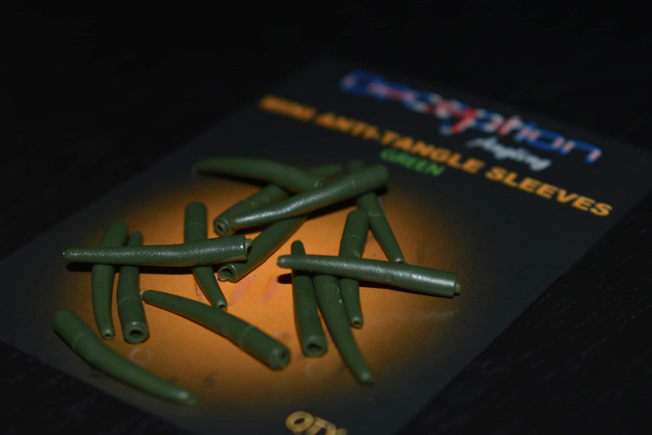 Deception Angling Mini Anti Tangle Sleeves Brown and Green