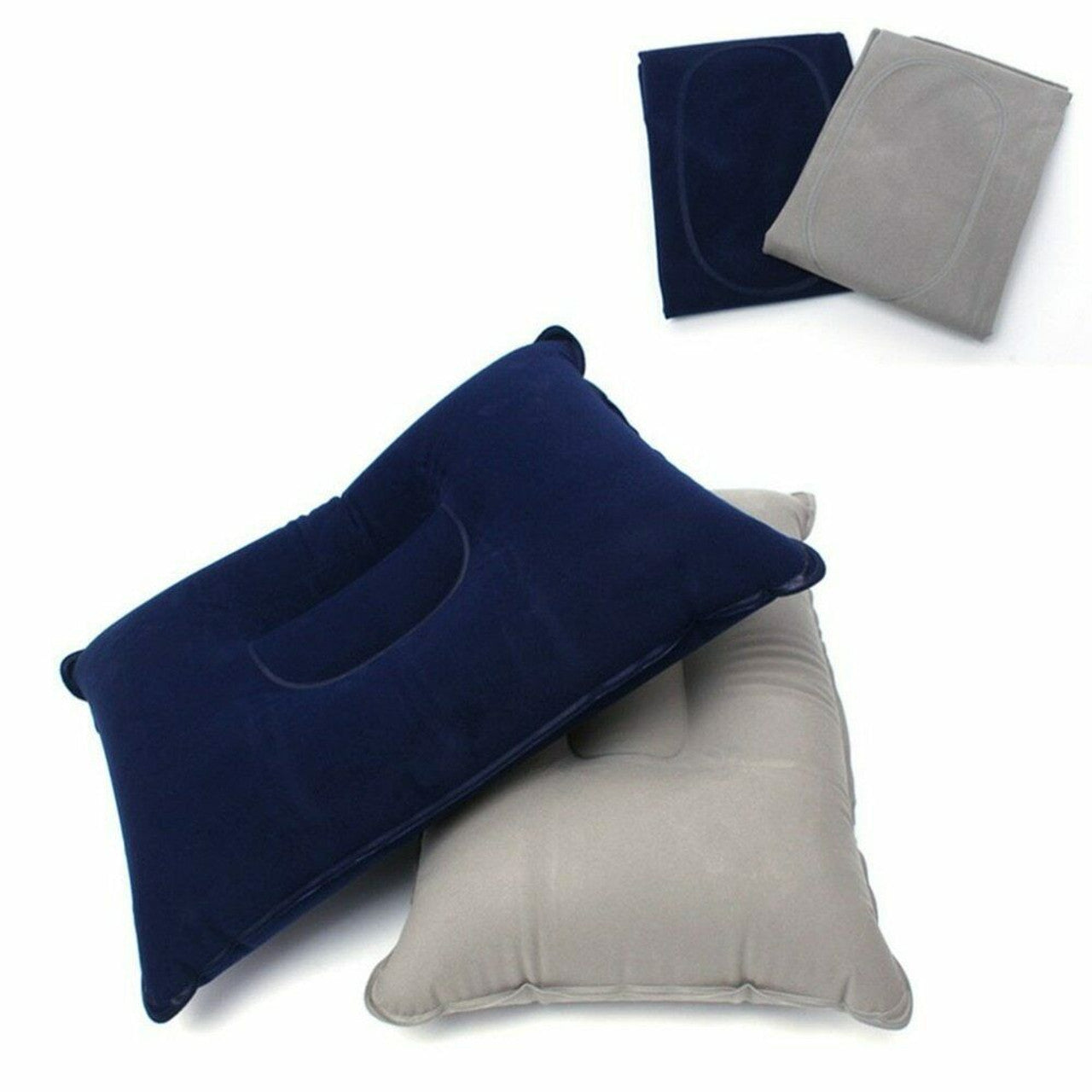 Inflatable Soft Fleece Bedchair Pillow