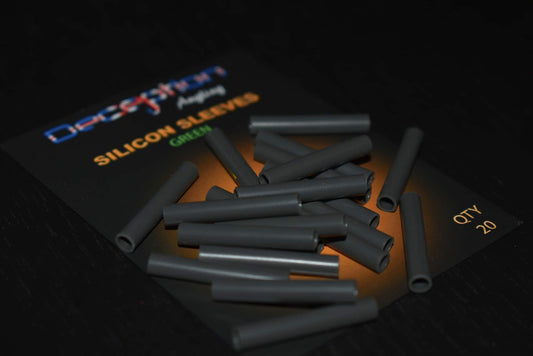 Deception Angling Silicon Sleeves Brown and Green