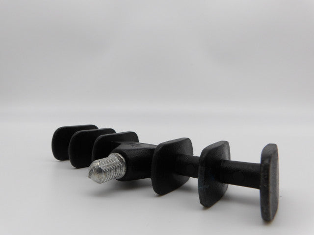 Small Black Oval Spiral Feeder Rod Rest