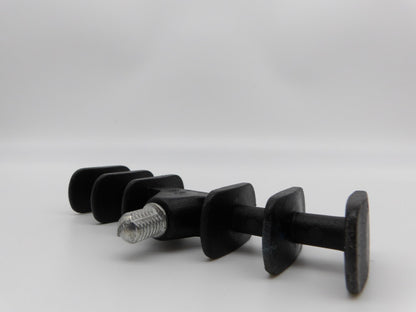 Small Black Oval Spiral Feeder Rod Rest