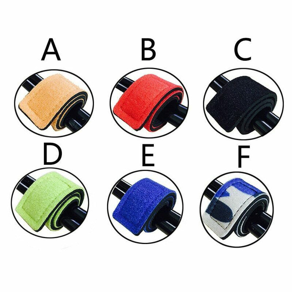 2pcs Fishing Rod Wrap Bands (6 Colours)