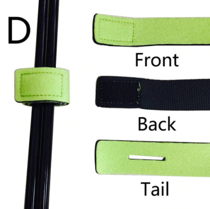 2pcs Fishing Rod Wrap Bands (6 Colours)
