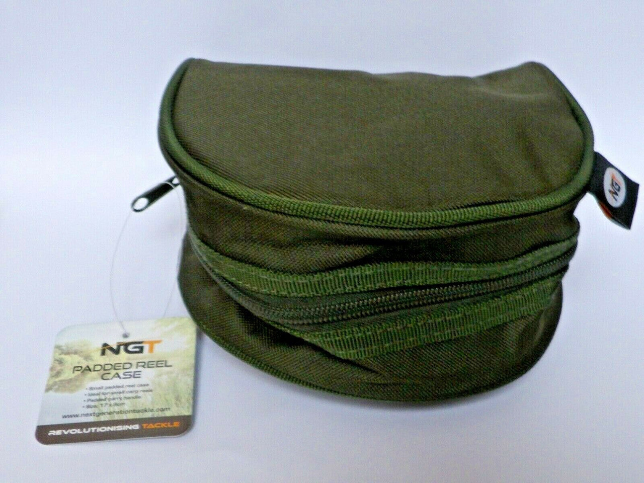 5x NGT Deluxe Green Big Pit Reel Case