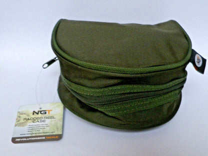 5x NGT Deluxe Green Big Pit Reel Case
