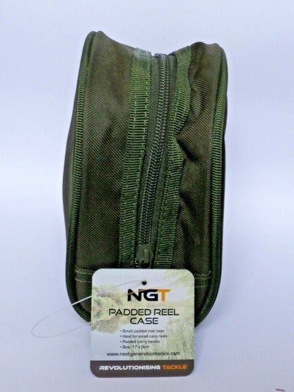 5x NGT Deluxe Green Big Pit Reel Case