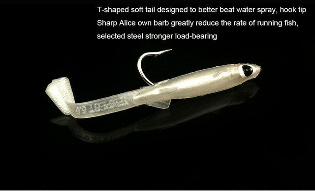3X 5.5cm White Savage Lures