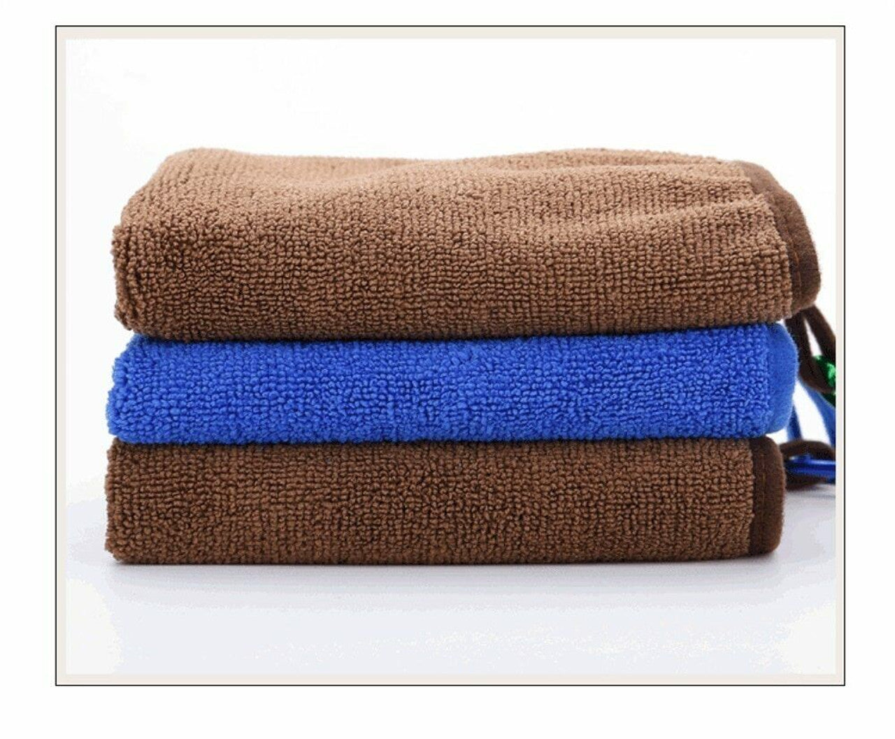 Blue/Brown Angling Hand Towel