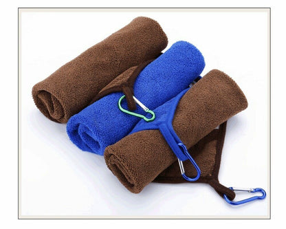 Blue/Brown Angling Hand Towel
