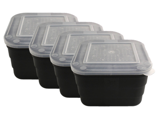4x 3 Pint Bait Tubs