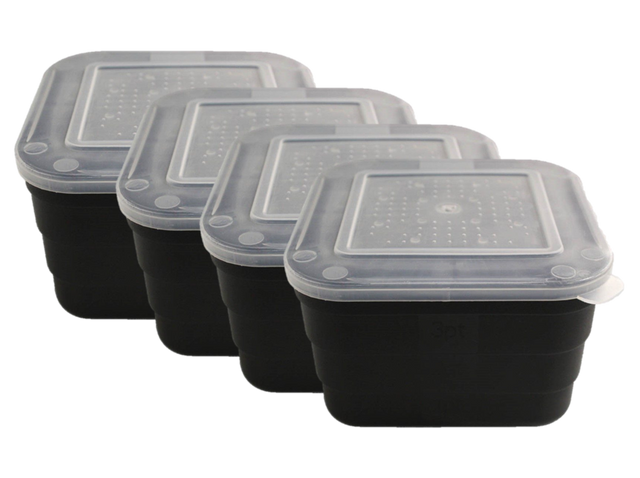 4x 3 Pint Bait Tubs