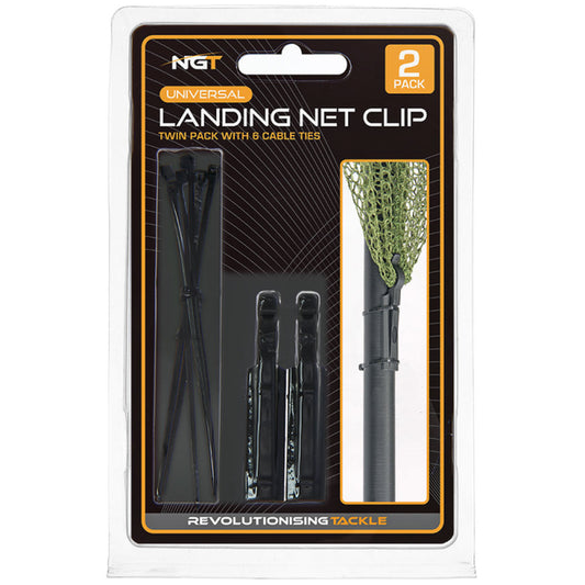NGT Landing Net Clip Twin Pack