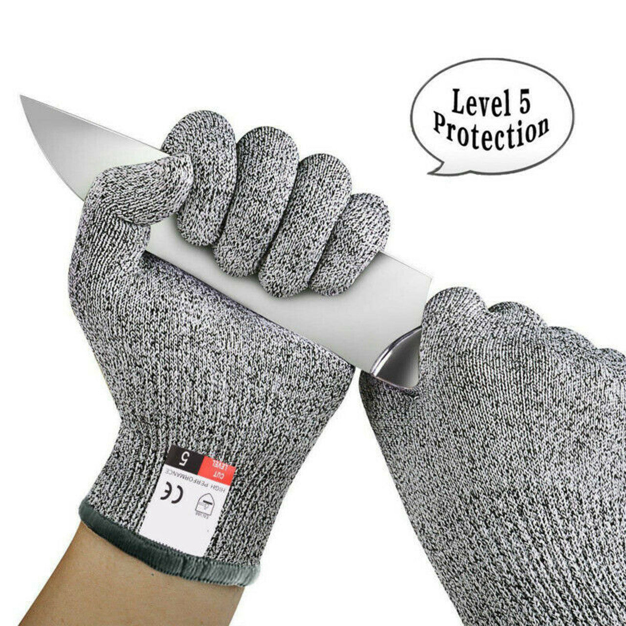 Pair of Metal Bite Proof Unhooking Gloves Pike Sea Fishing Rage Resistant Gear