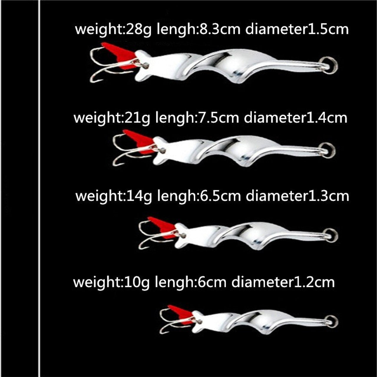 Silver Spinner Lure