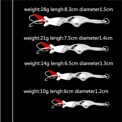 Silver Spinner Lure