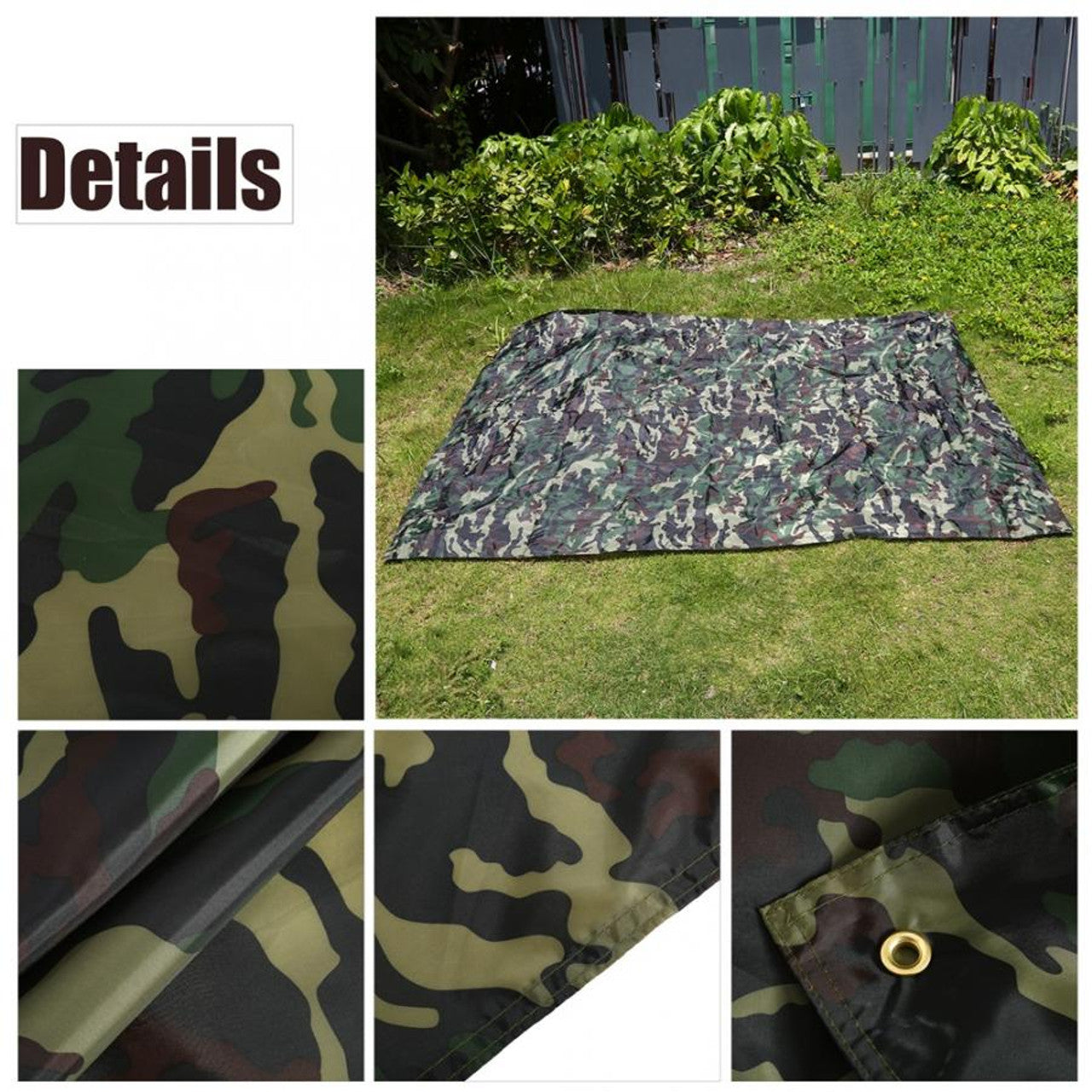 New Pro Catfish Fishing Compact Session Unhooking Mat 3m x 2.9m Camouflage Light