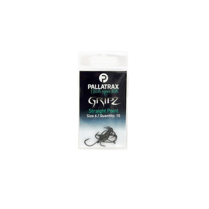 Pallatrax Gripz Wide Gape Hooks