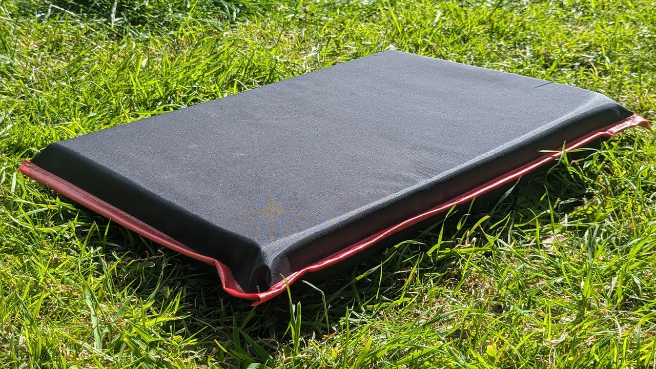Large Black Seat Box Cushion