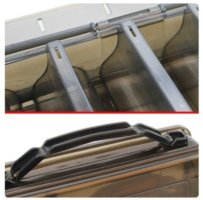 Double Sided Fishing Lure Tackle Box