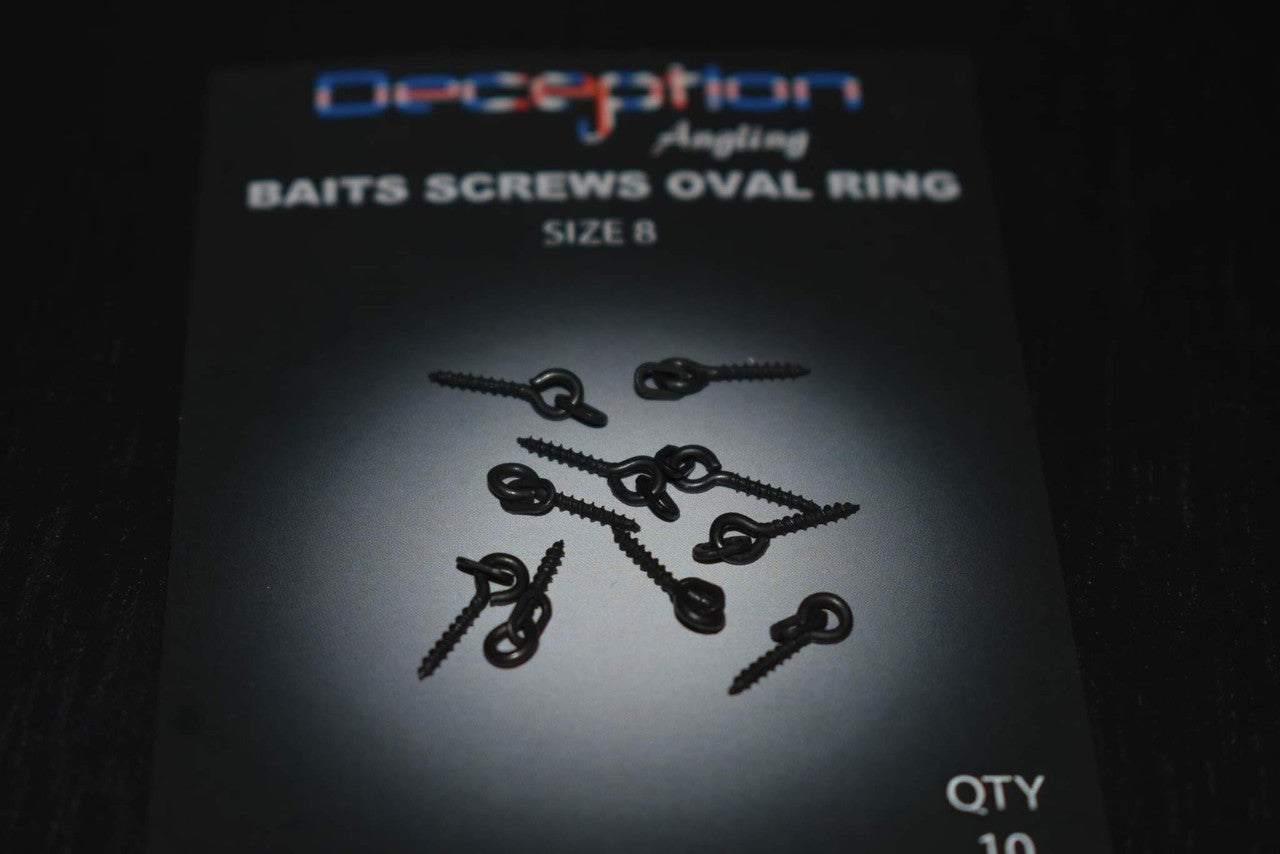 Deception Angling Oval Ring Bait Screws