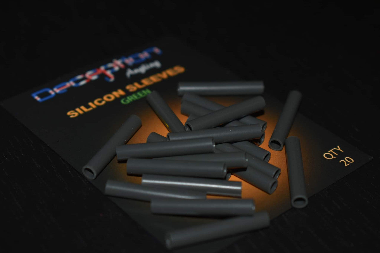 Deception Angling Silicon Sleeves Brown and Green
